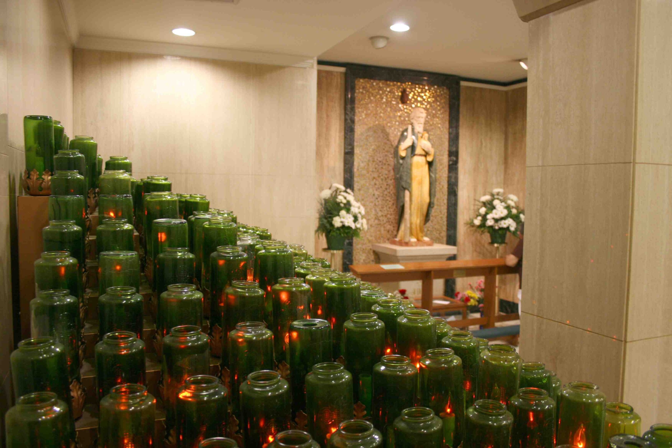 Votive Candles in the St. Jude Chapel
