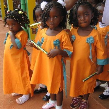 Little Girls in Cameroon